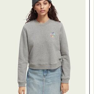 Scotch and soda women’s logo sweatshirt